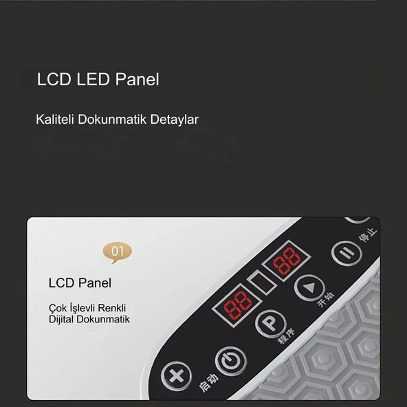 HyMark Fitness Egzersiz ve Kondisyon Aleti 120 kg Taşıma Titreşimli Yağ Yakma Spor Vücut Şekillendirme - 7