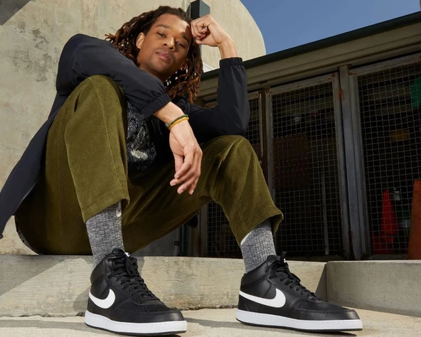 Nike Court Vision Mid Nn Erkek Günlük Spor Ayakkabı Dn3577-001 - 8
