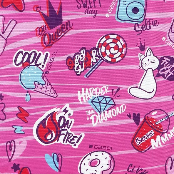 Gabol Beslenme Çantası Termal Sticker Pembe - 7
