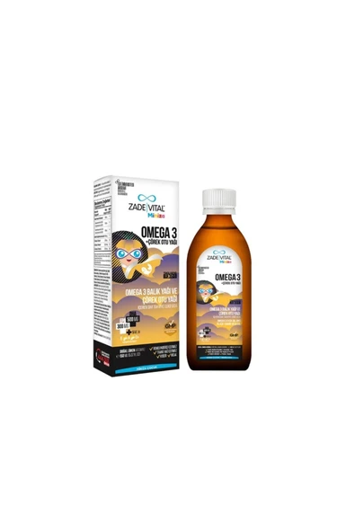 Zade Vital Miniza Omega 3 ve Çörek Otu Yağı 150 ml