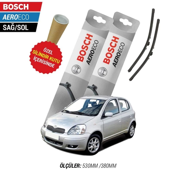 Toyota Yaris 2000  Silecek Takımı Bosch Aeroeco - 1