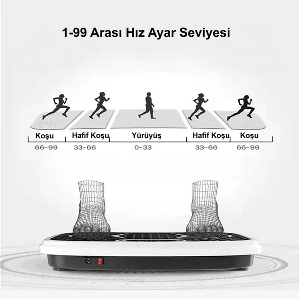 HyMark Fitness Egzersiz ve Kondisyon Aleti 120 kg Taşıma Titreşimli Yağ Yakma Spor Vücut Şekillendirme - 4