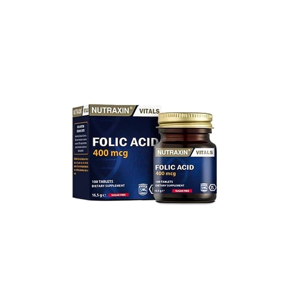Nutraxin Folic Acid 100 Tablet
