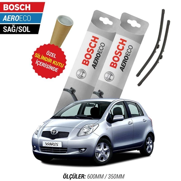 Toyota Yaris 2007  Silecek Takımı Bosch Aeroeco