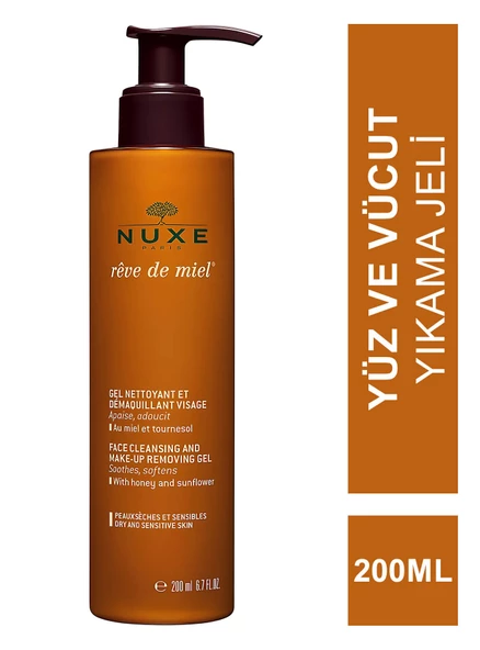 Nuxe Reve de Miel Gel Nettoyant Visage 200 ml ürün görseli