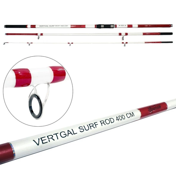 Captain Avangard 420 cm 100-250g Atarlı Karbon Tele Surf Kamış