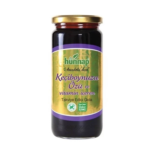 Hünnap Keçiboynuzu Özü ve Vitamin İçeren Takviye Edici Gıda 500 ml