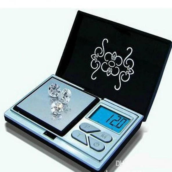 Mini Cep Boy ATP168 Deri Kılıflı Tartı Hassas Terazi-200 gr-0,01 gr - 2