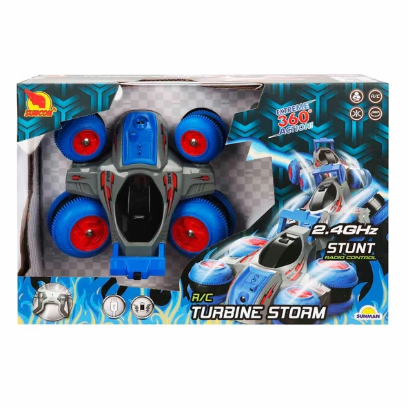 Turbine Storm 360 Derece Dönen Uzaktan Kumandalı Araba - 8