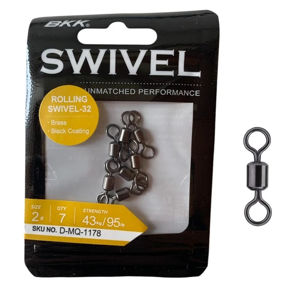 BKK Rolling Swivel-32 Fırdöndü No:2 (7'li Paket)