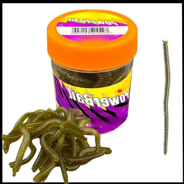 Uyguna-Yakala Kokulu Yeşil Silikon Kurt Balık Yemi -YEM.676 ürün görseli