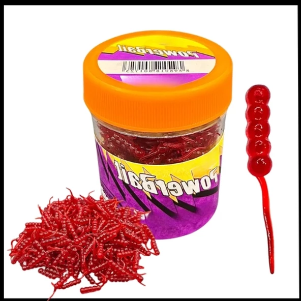 Uyguna-Yakala Kokulu Kırmızı Silikon Kurt Balık Yemi- YEM.678 ürün görseli