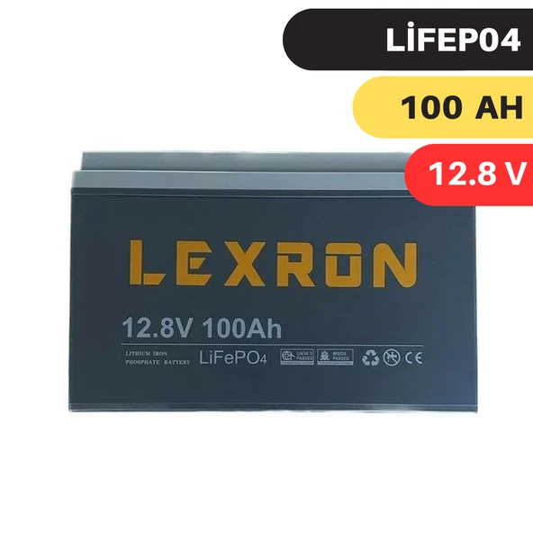 LEXRON 100A 100 Amper 12.8V Lityum Akü