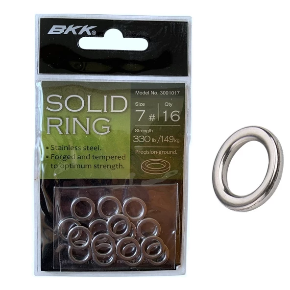 BKK Solid Ring-51 Assist Halkası No:7 (16'lı Paket)