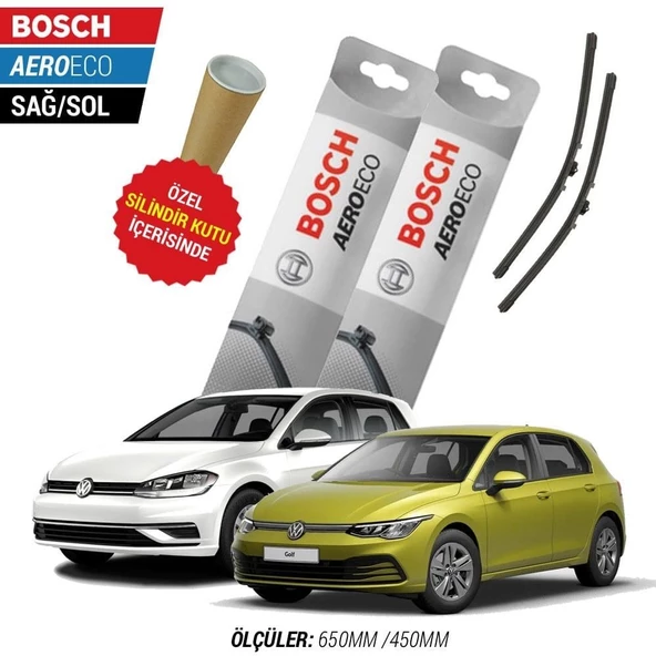 VW Golf 7 2013  Silecek Takımı Bosch Aeroeco ürün görseli