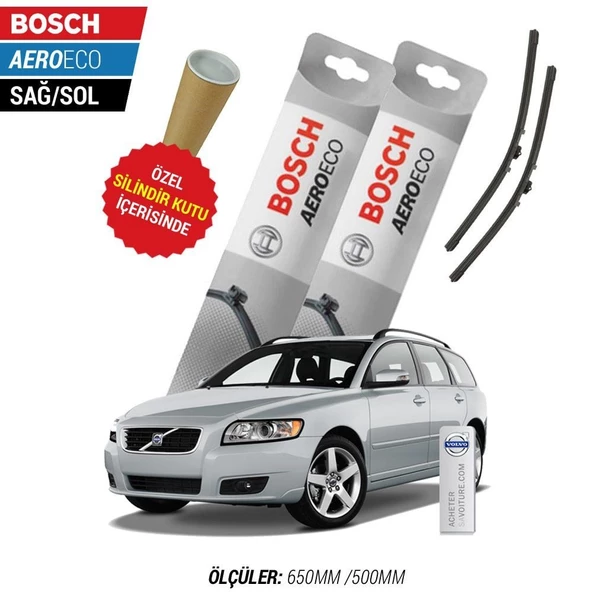 Volvo V50 2007  Silecek Takımı Bosch Aeroeco - 1