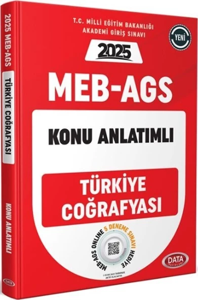 2025 MEB AGS Türkiye Coğrafyası Konu Anlatımlı Data Yayınları