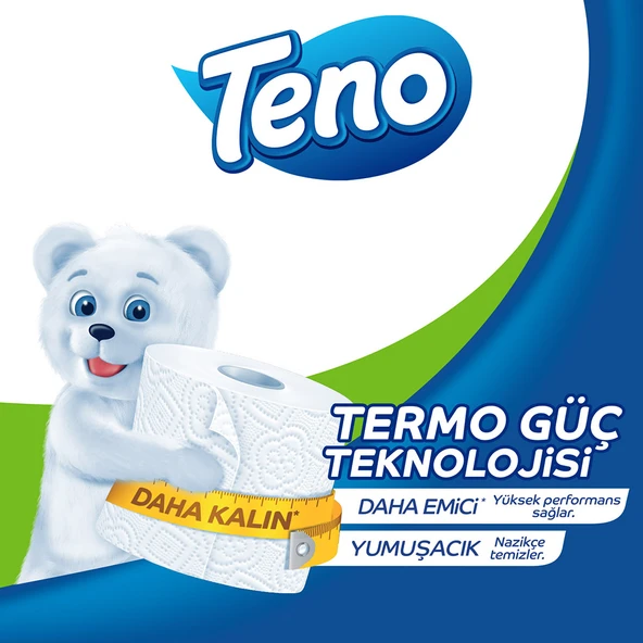 Teno Avantaj Paket Tuvalet Kağıdı 48 Rulo (16 Rulo x 3 Paket) - Resim 3