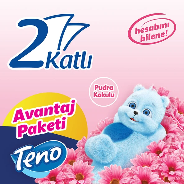 Teno Avantaj Paket Parfümlü Tuvalet Kağıdı 96 Rulo (32 Rulo x 3 Paket) - 4