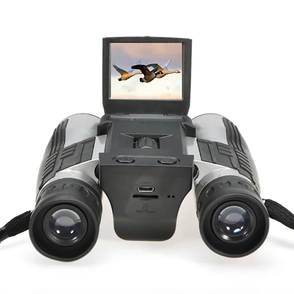 12x32 Zoom Dijital Dürbün Teleskop Kamera 5mp Cmos Sensör 2.0 İnc Tft Full Hd 1080 P Dvr Fotoğraf Video Kayıt Usb Dürbün - 6