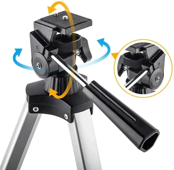 400x70mm Açıklıklı Refrakter Teleskoplar (15x150x), Telefon Adaptörlü Reflex - 6