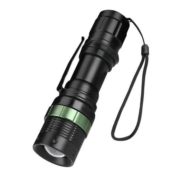 Black Wt-037-şarjlı Zoomlu Acil Durum Feneri - 2