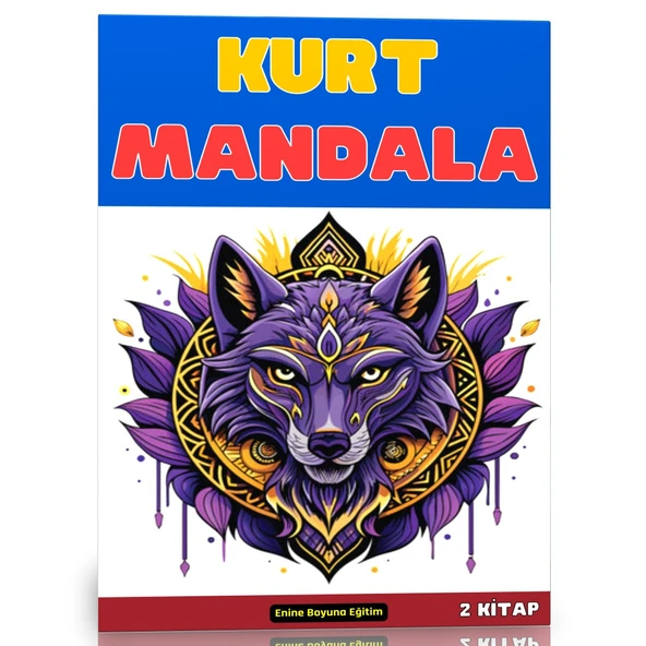 Kurt MANDALA Boyama Kitap Seti (2 Kitap)