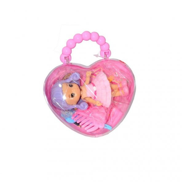 BN8020-2/4 Kalp Çantalı Bebek Oyun Seti