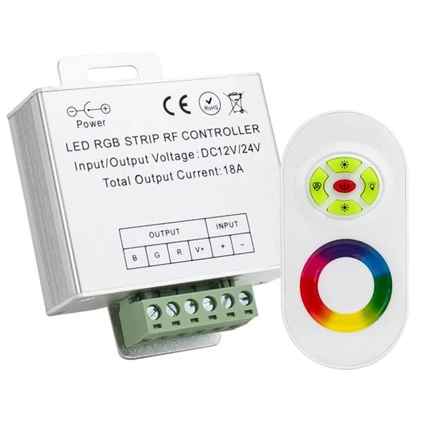 POWERMASTER PM-10995 DOKUNMATİK UKLI 18 AMPER LED RGB KONTROL DEVRESİ