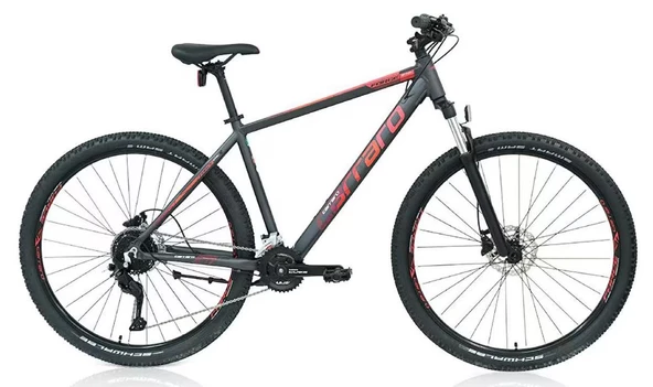 Carraro Force 970C 29" Jant 18 Vites 44 cm Hidrolik Disk Erkek Dağ Bisikleti Mat Antrasit Kırmızı