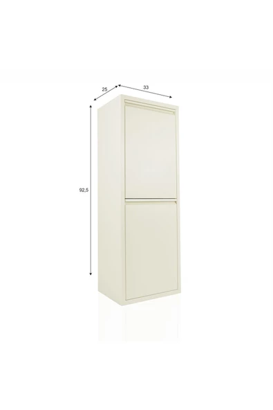 Moemi Çok Amaçlı Dolap Ayakkabılık Metal Duvar Dolabı Kiler dolabı - 3