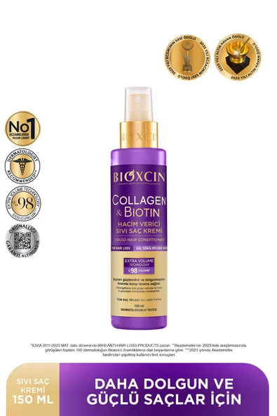 Bioxcin Collagen Biotin Hacim Verici Sıvı Saç Kremi 150 ml