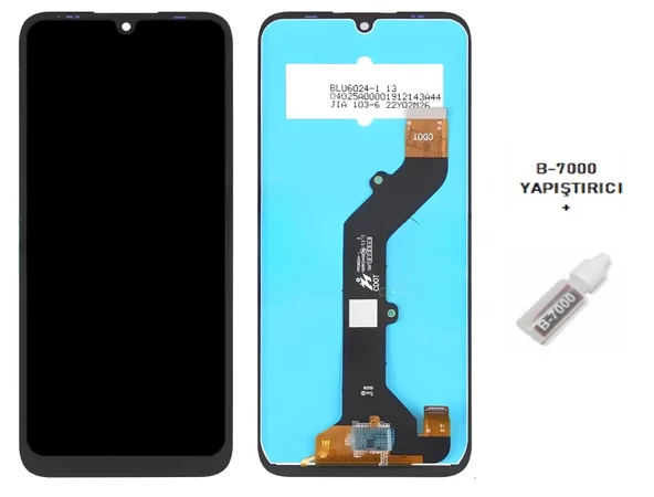 Tkgz - İnfinix HOT 12İ Uyumlu Lcd Ekran Dokunmatik Orijinal + B-7000