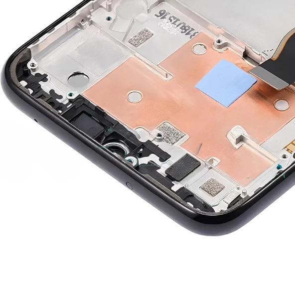 Tkgz - Xiaomi Redmi NOTE 8 Uyumlu Lcd Ekran Dokunmatik Orijinal ÇITALI SİYAH + TAMİR SETİ - 2