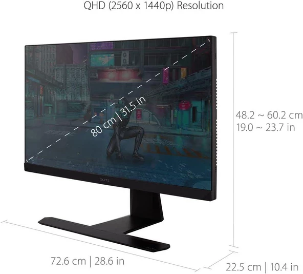 ViewSonic Elite XG320Q 32" 0.5 ms 2K IPS 175 Hz Oyuncu Monitörü - Teşhir - 6