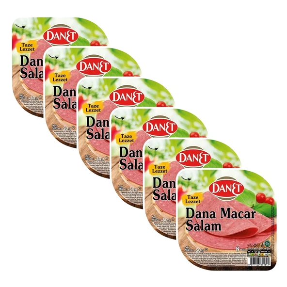 Danet Macar Salam 50 gr x 6 Adet ürün görseli