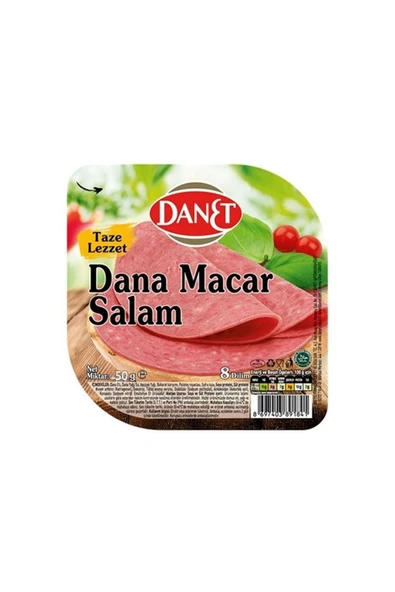 Danet Macar Salam 50 gr x 6 Adet - Resim 2