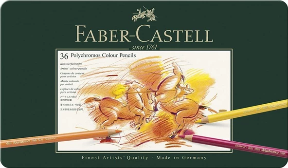 Faber Castell POLYCHROMOS Kuru Boya Kalemi 36 Renk