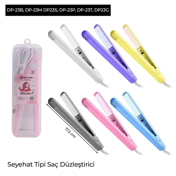 Dempower Seyahat Tipi Saç Düzleştirici - 5