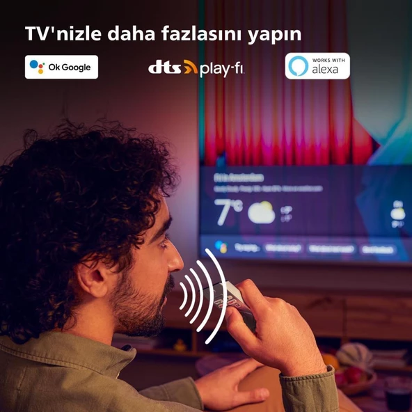 Philips 55PUS8808 4K Ultra HD 55" 140 Ekran Uydu Alıcılı Google Smart LED TV Outlet - 6