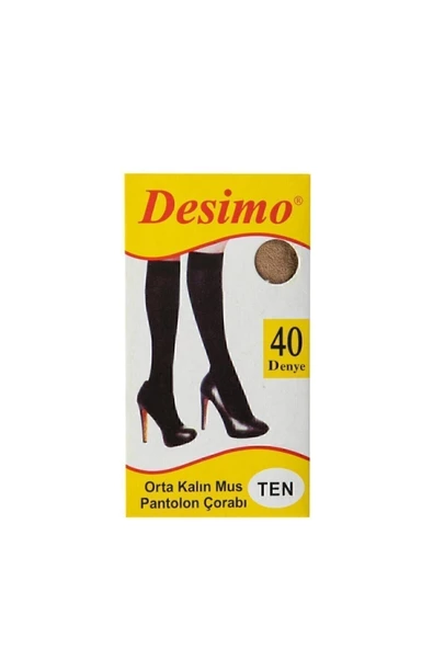 Desimo Orta Kalın Dizaltı Çorabı Ten Rengi 1 Adet