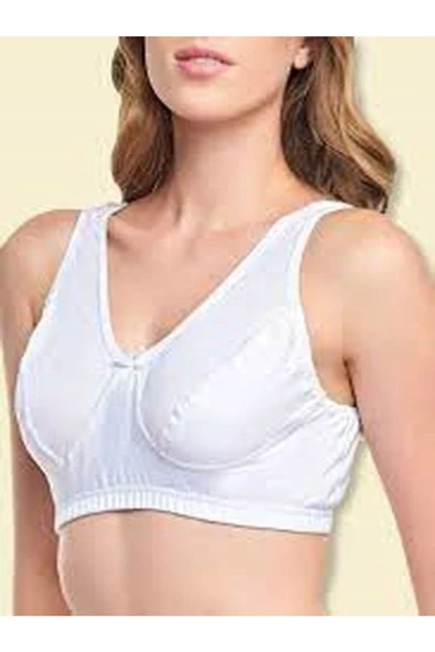 Tutku Badi Yarım Atlet Pamuklu Beyaz Sütyen(120beden)tekli Paket - Resim 4