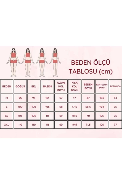 BÜYÜK BEDEN PİJAMA TAKIMI - 4