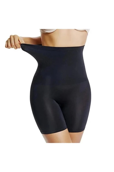 5 MEVSİM Fit Women Paçalı Korse Bel Ve Basen Inceltici, Bel Toparlayıcı Kalça Şekilendirici Yüksek Bel Korse - Resim 2