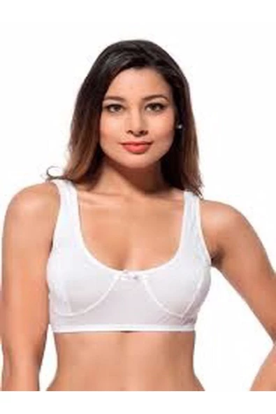 Tutku Badi Yarım Atlet Pamuklu Beyaz Sütyen(120beden)tekli Paket - Resim 2