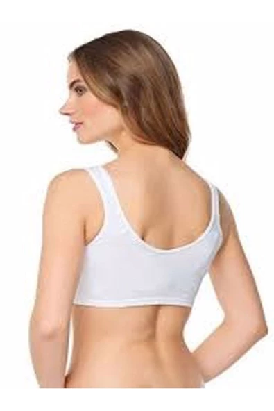 Tutku Badi Yarım Atlet Pamuklu Beyaz Sütyen(120beden)tekli Paket - Resim 3