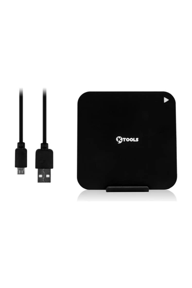 KTOOLS CORE 10W QI SIYAH WIRELESS SARJ CIHAZI - 2