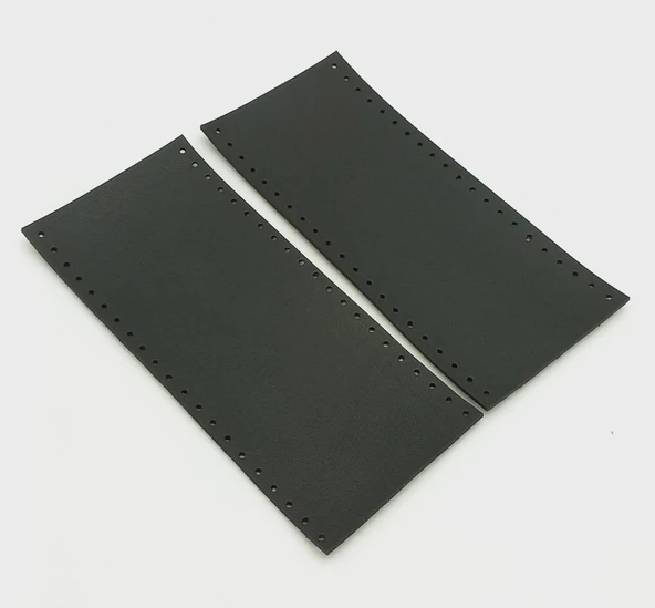 Çanta Aksesuar Suni Deri Tutma Sapı Siyah Simit Sap 17x7.5 Cm