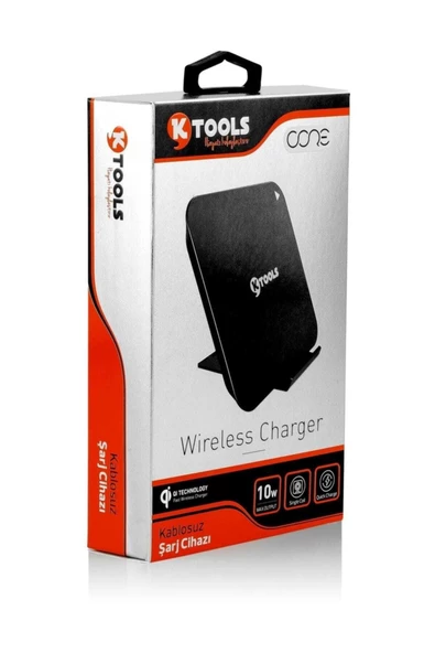 KTOOLS CORE 10W QI SIYAH WIRELESS SARJ CIHAZI - 3