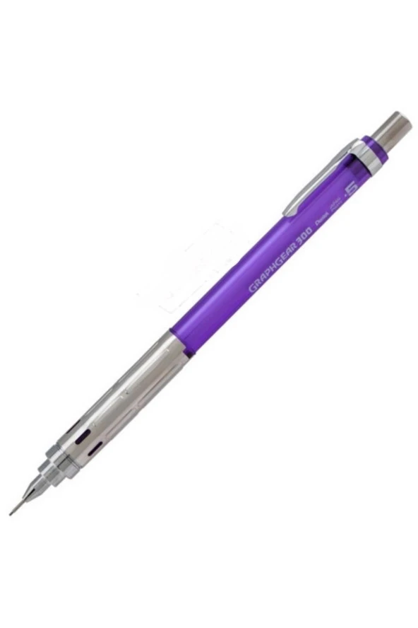 Pentel Teknik Çizim Ve Yazı Versatil Kalem 0.5 MM Mor GraphGear 300